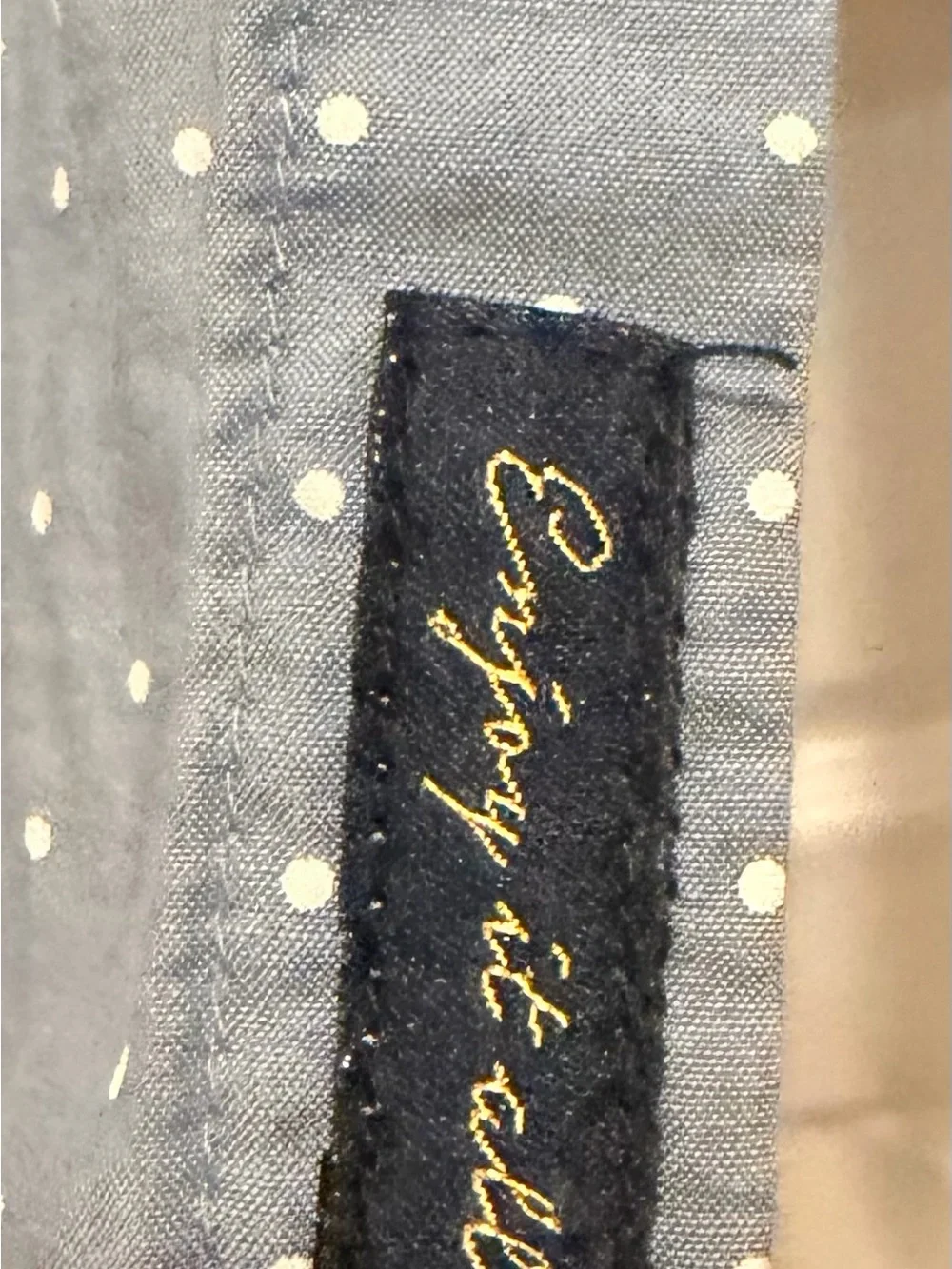 Denim & Flower Ricky Singh Light Blue Polka Dot Button Down Shirt Men’s XL Slim